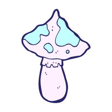 parlak neon renkli mantar taburesi