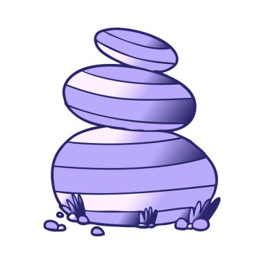 parlak neon renkli büyük istiflenmiş taşlar.