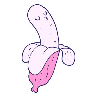 parlak neon renkli muzlu çizgi film