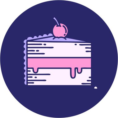 kek dairesi işareti parlak neon rengi