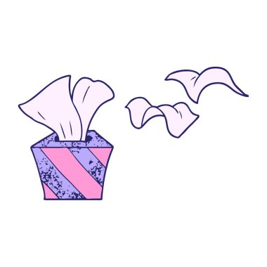 parlak neon renkli dokuların çizgi film kutusu