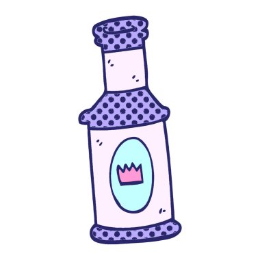 çizgi film karalama alkollü parlak neon renkli içecek