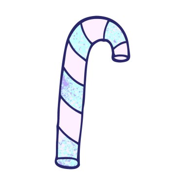 çizgi film karalamaları parlak neon renkli pembe bastonlar.