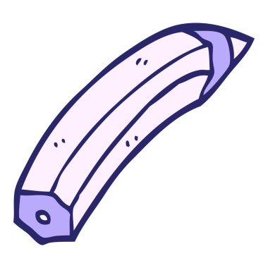 çizgi film karalaması parlak neon renkli kalem