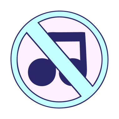 Parlak neon renkli müzik tabelasının retro grunge desen karikatürü