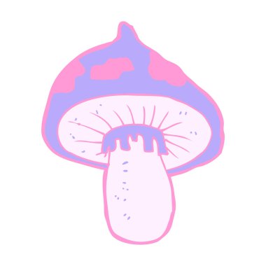 parlak neon renkli mantar taburesi