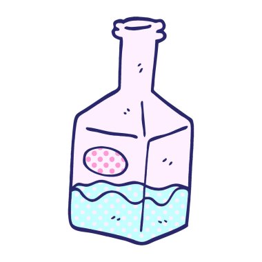 parlak neon rengi sürahide karalama içeceği