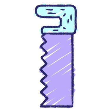 Parlak neon rengi çizen Tebeşir gördüm