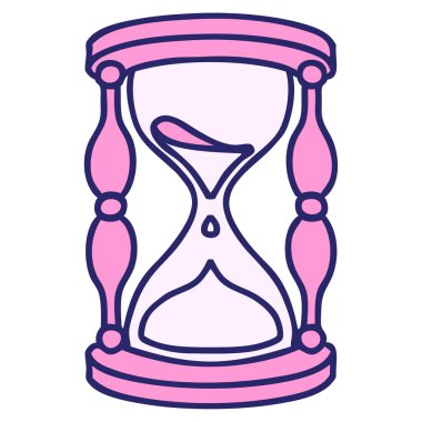 Geleneksel bir şekilde parlak neon renkli bir saat camı dövmesi