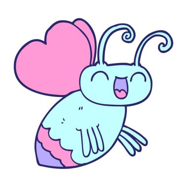 parlak neon renkli çizgi film hatası