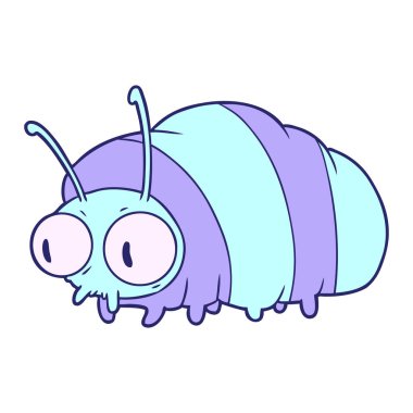 parlak neon renkli komik çizgi film hatası