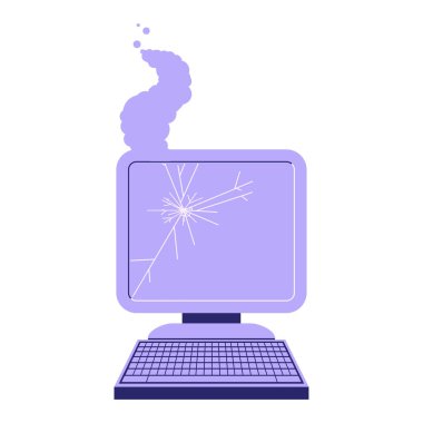 Parlak neon renkli bilgisayar grafik çizimi simgesi