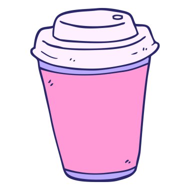 parlak neon renkli kahve fincanı.