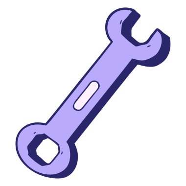 parlak neon renkli çizgi film anahtarı