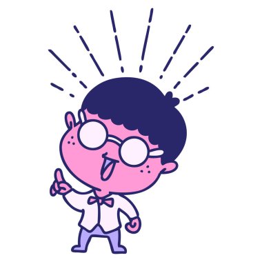 Parlak neon renkli dahice fikri olan geleneksel dövme stili bir adamın çizimi