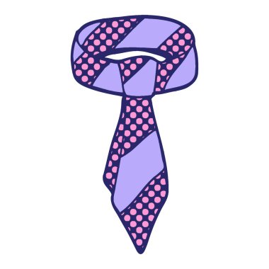 parlak neon renkli karalama kravatı