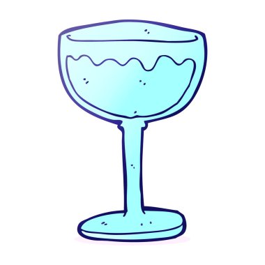 renkli parlak neonlu karikatür kokteyli