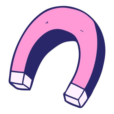 parlak neon renkli çizgi film mıknatısı