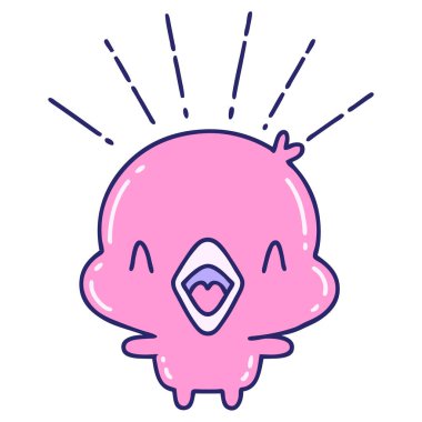 Parlak neon rengi şarkı söyleyen geleneksel dövme tarzının bir örneği.