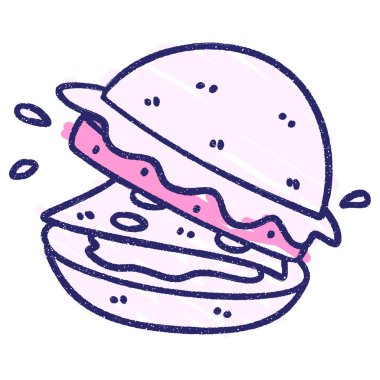 Hamburgeri parlak neon renginde çıkar