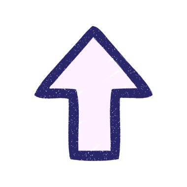 parlak neon renginde ok işareti