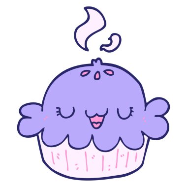 Parlak neon renkli şirin çizgi film turtası