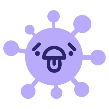 parlak neon renkli kaş ikonu ile bitkin bir yüz