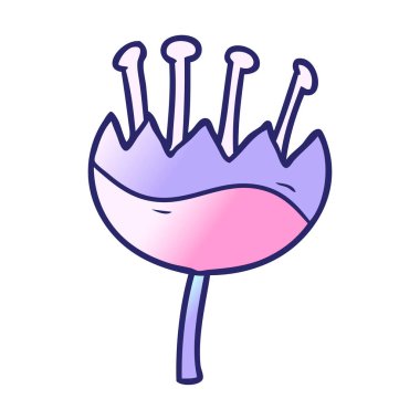 parlak neon renginde karton çiçek