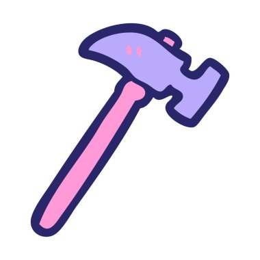 parlak neon renkli çizgi film çekici