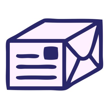 Parlak neon renkli kağıdın şirin bir karikatürü.