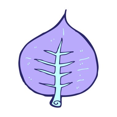 parlak neon renkli çizgi film yaprağı