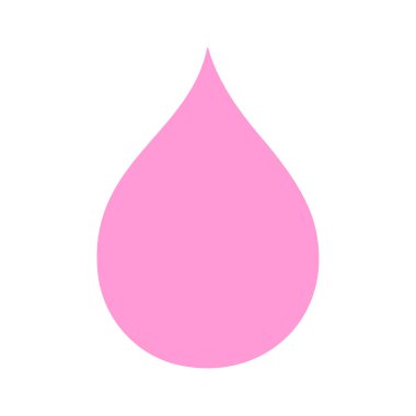 El çizimi çizgi film gibi parlak neon renkli kan damlaları.