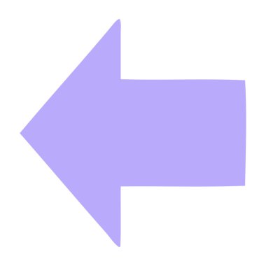 parlak neon renkli ok karikatürü