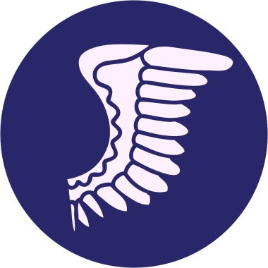 parlak neon renkli kanatlı pankart