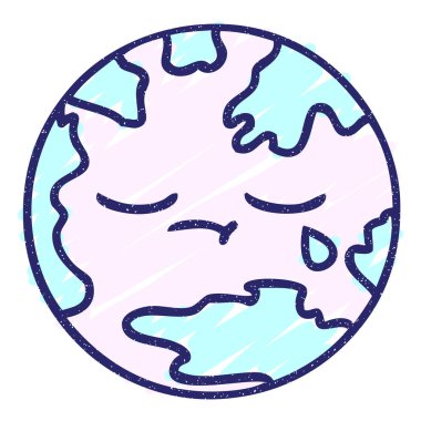 Dünya Tebeşiri Parlak neon rengi çiziyor