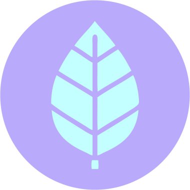 Parlak neon renkli yaprağın ikonik dövme görüntüsü