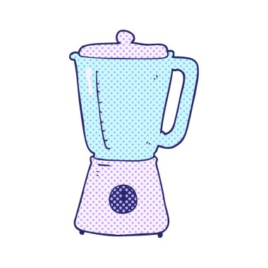 Parlak neon renkli freehand çizilmiş karikatür karıştırıcı