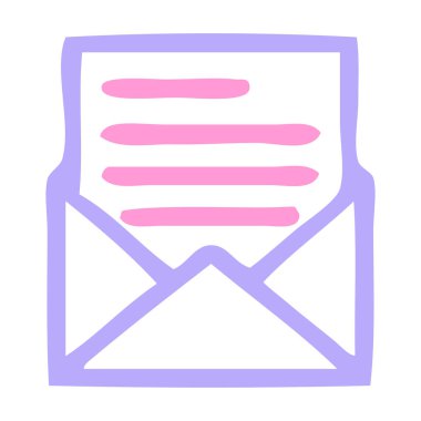 parlak neon rengi ile harf simgesini aç