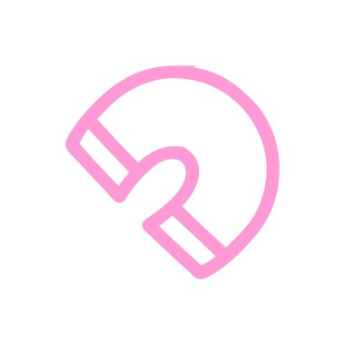 Parlak neon renkli geleneksel mıknatıs simgesi simgesi