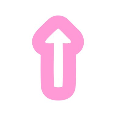 parlak neon rengi ok simgesi simgesi