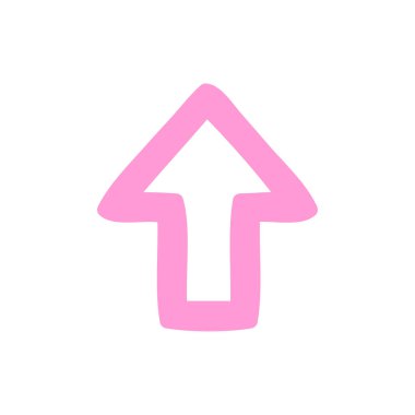 Yön ok simgesi simgesi parlak neon rengi