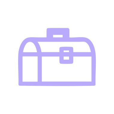 Parlak neon rengi araç kutusu simgesi simgesi