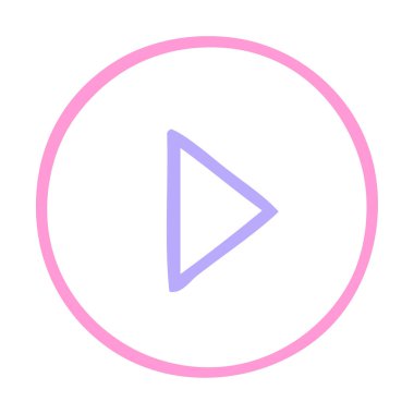 Parlak neon renginde simge çal