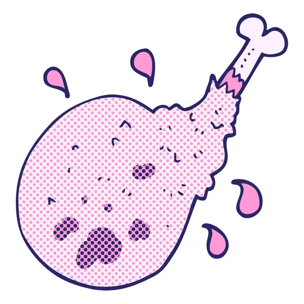 Parlak neon renkli serbest çizim çizgi film eti