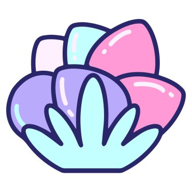 Parlak neon renkli şirin paskalya yumurtası tasarımı