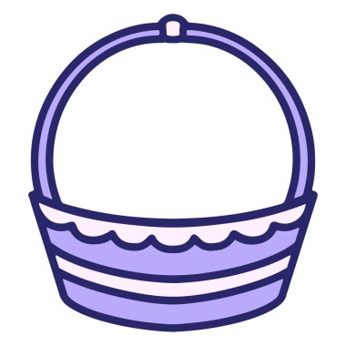 Paskalya sepeti parlak neon rengi