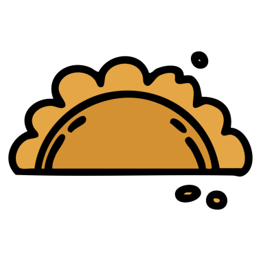 Geleneksel kızarmış Brezilya Fogazza pastası