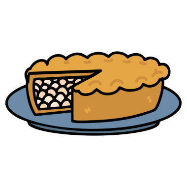 Geleneksel Brezilya empadao tavuklu turtası