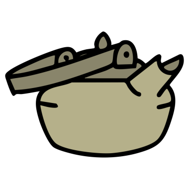 Basit bir Japon çaydanlığı.