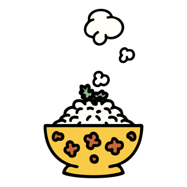 Pirinç buğulama desenli kase